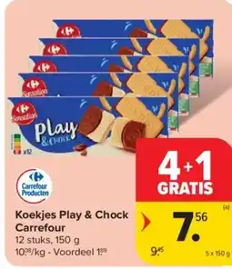 Carrefour Koekjes Play & Chock Carrefour aanbieding