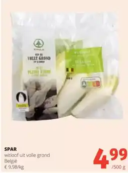 Spar Spar witloof uit volle grond België aanbieding