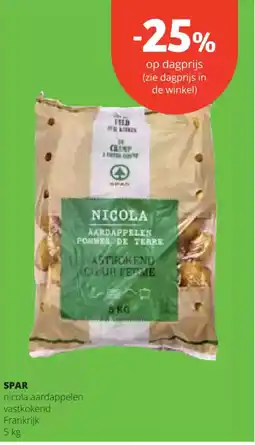Spar Nicola aardappelen vastkokend aanbieding