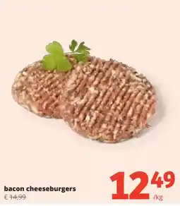 Spar Bacon cheeseburgers aanbieding