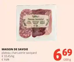 Spar Mason de SAVOIE plateau charcuterie savoyard aanbieding