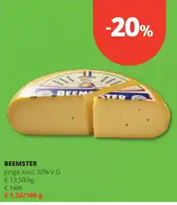 Spar Beemster jonge kaas 30% v.g. aanbieding