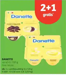 Spar Danette aanbieding