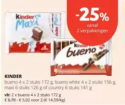 Spar Kinder bueno aanbieding
