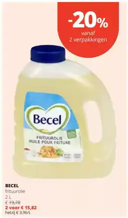 Spar Becel frituurolie aanbieding