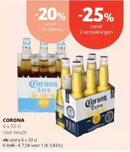 Spar Corona Extra aanbieding