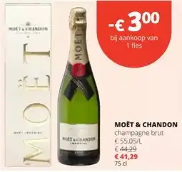 Spar Mot & CHANDON champagne brut aanbieding