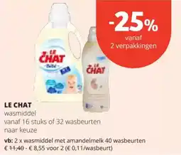Spar Chat wasmiddel aanbieding
