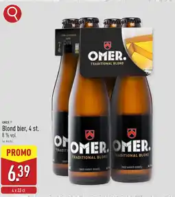 ALDI Omer.r Blond bier aanbieding