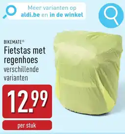 ALDI BIKEMATE Fietstas met regenhoes aanbieding