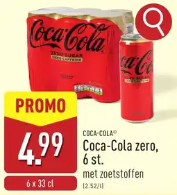 ALDI Coca-Cola zero aanbieding