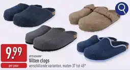 ALDI UPZFASHION Vilten clogs aanbieding