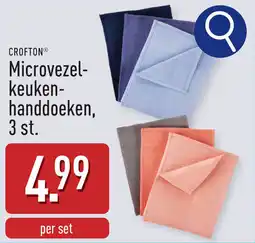 ALDI Crofton Microvezelkeuken handdoeken aanbieding