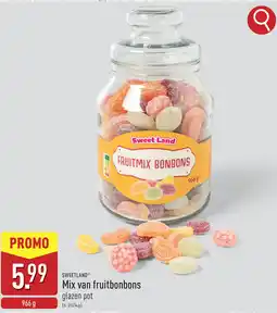 ALDI Sweetland mix van fruitbonbons aanbieding