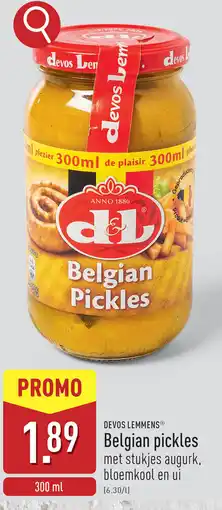 ALDI Devos lemmens belgium pickles aanbieding
