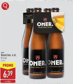 ALDI Omer. Blond bier aanbieding