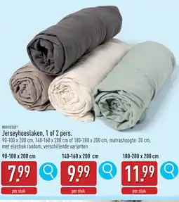 ALDI Novitesse Jerseyhoeslaken aanbieding