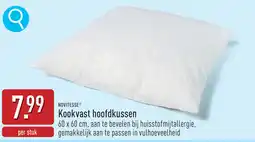 ALDI Novitesse kookvast hoofdkussen aanbieding