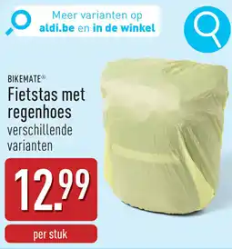 ALDI BIKEMATE Fietstas met regenhoes aanbieding