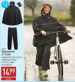 ALDI Crane Regenponcho of broek aanbieding