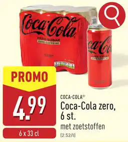 ALDI Coca-Cola zero aanbieding