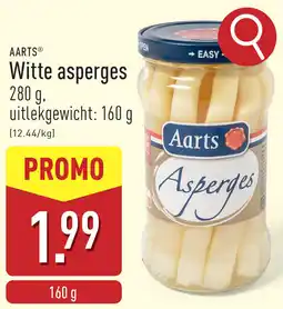 ALDI Aarts Witte asperges aanbieding