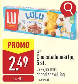 ALDI LU Chocoladebeertje aanbieding