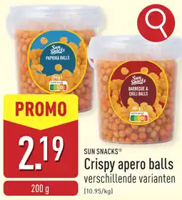 ALDI Sun snacks crispy apero balls aanbieding