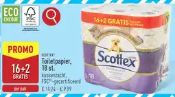 ALDI SCOTTEX Toiletpapier aanbieding