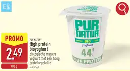 ALDI Pur natur high protein bioyoghurt aanbieding