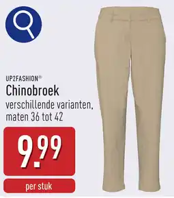 ALDI UP2fashion chinobroek aanbieding