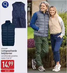 ALDI UP2fashion lichtgewatteerde bodywarmer aanbieding