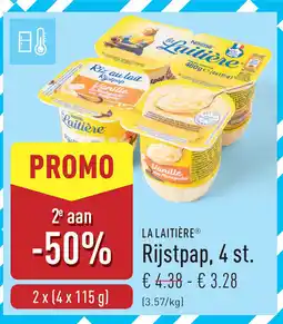 ALDI La laitière rijstpap -50% Rijstpap, 4 st. aanbieding