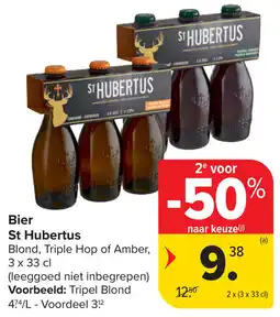 Carrefour Bier St Hubertus aanbieding
