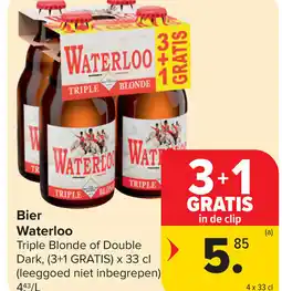 Carrefour Bier Waterloo aanbieding