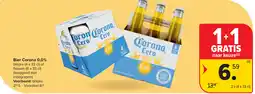 Carrefour Bier Corona 0,0% aanbieding