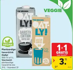 Carrefour Plantaardige haverdrink Oatly! aanbieding