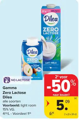 Carrefour Gamma Zero Lactose aanbieding