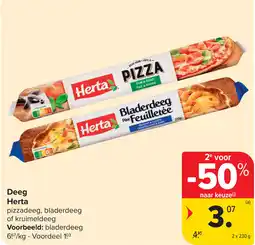 Carrefour Deeg Herta aanbieding