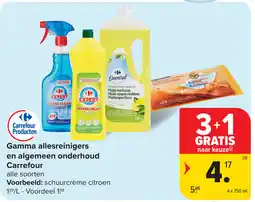 Carrefour Gamma allesreinigers en algemeen onderhoud Carrefour aanbieding