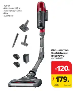 Carrefour Rowenta Steelstofzuiger aanbieding