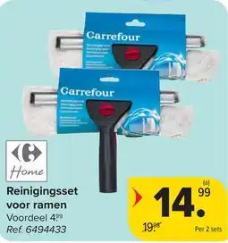 Carrefour Carrefour Home Reinigingsset voor ramen aanbieding