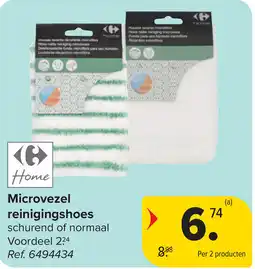 Carrefour Home Microvezel reinigingshoes schurend of normaal aanbieding