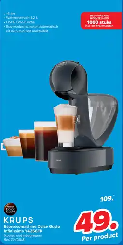 Carrefour Krups Espressomachine Dolce Gusto Infinissima aanbieding