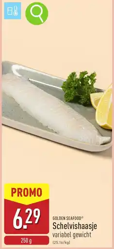 ALDI Golden Seafood Schelvishaasje aanbieding