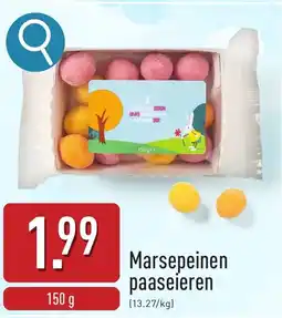 ALDI Marsepeinen Paaseieren aanbieding
