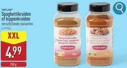 ALDI Portland Spaghettikruiden of Kippenkruiden aanbieding