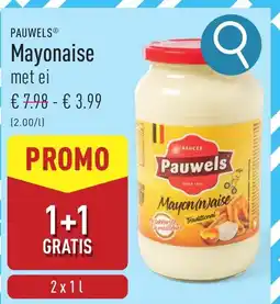 ALDI Pauwels Mayonaise met ei aanbieding