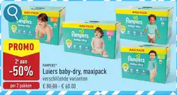 ALDI Pampers Luiers baby-dry, maxipack aanbieding