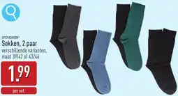 ALDI UPZFASHION Sokken aanbieding